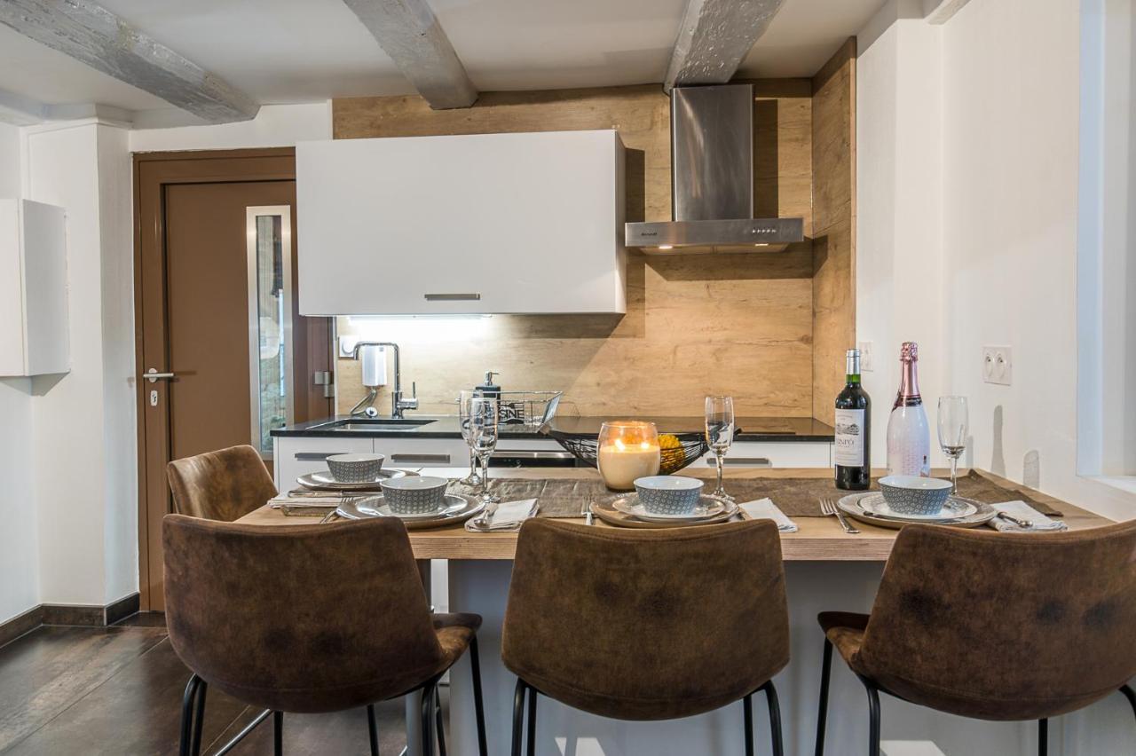 Appart 4 pers design et cosy avec Jardin au Cœur de Sélestat Esterno foto