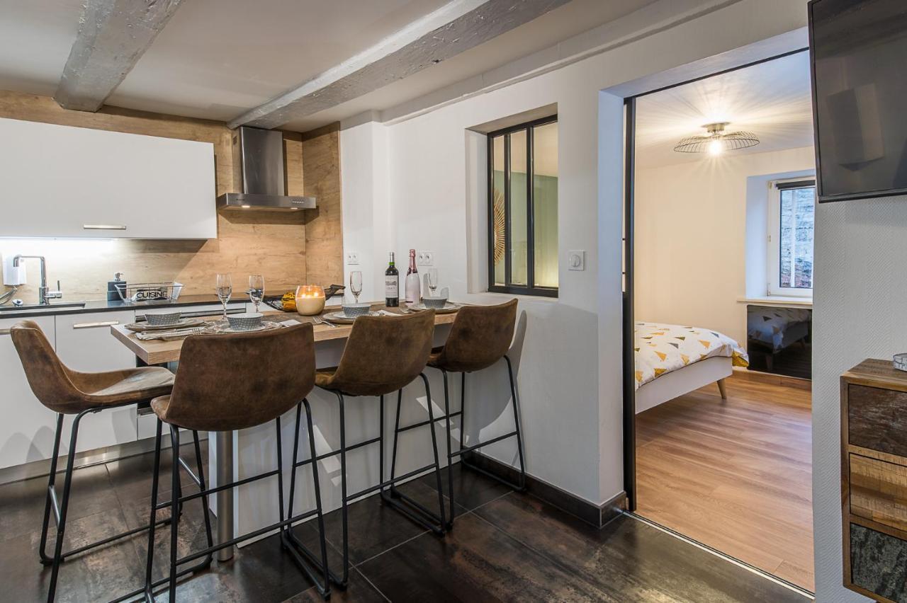 Appart 4 pers design et cosy avec Jardin au Cœur de Sélestat Esterno foto